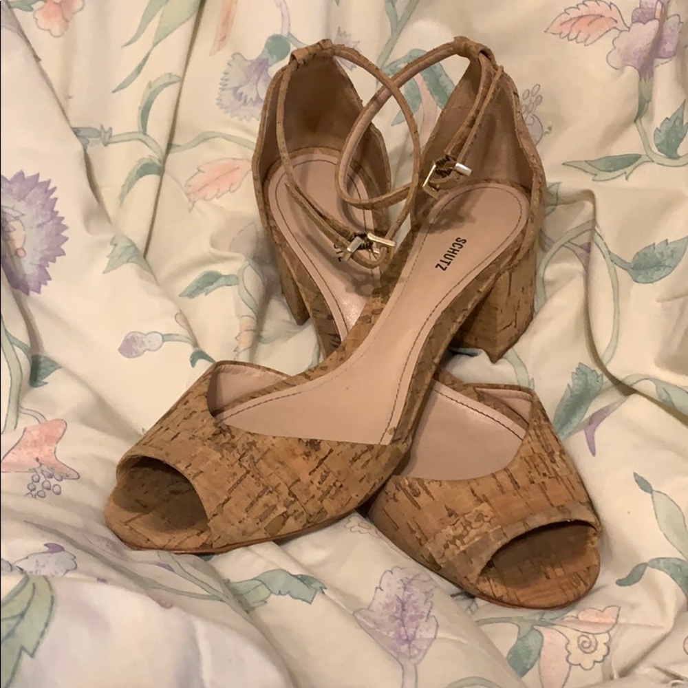 Schutz roama cork heel - Picture 6 of 7